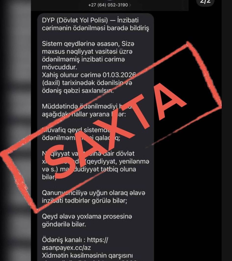 Baş Dövlət Yol Polisi İdarəsinin vətəndaşlara müraciəti
